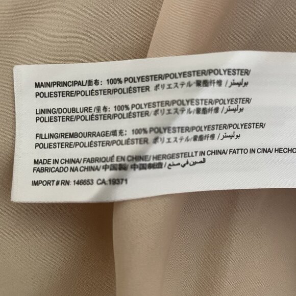 THE FIFTH LABEL Remake Cropped Boxy Puffer Coat in Beige – Size M / 6 - Picture 7 of 9